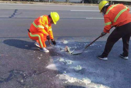 武穴公路下沉注浆加固